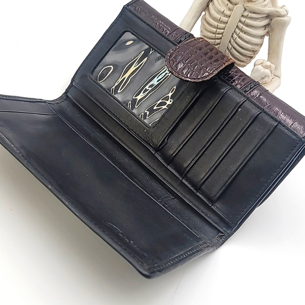 BRIGHTON Snap Wallet Clutch Possible Crossbody (no strap) - Picture 3 of 5